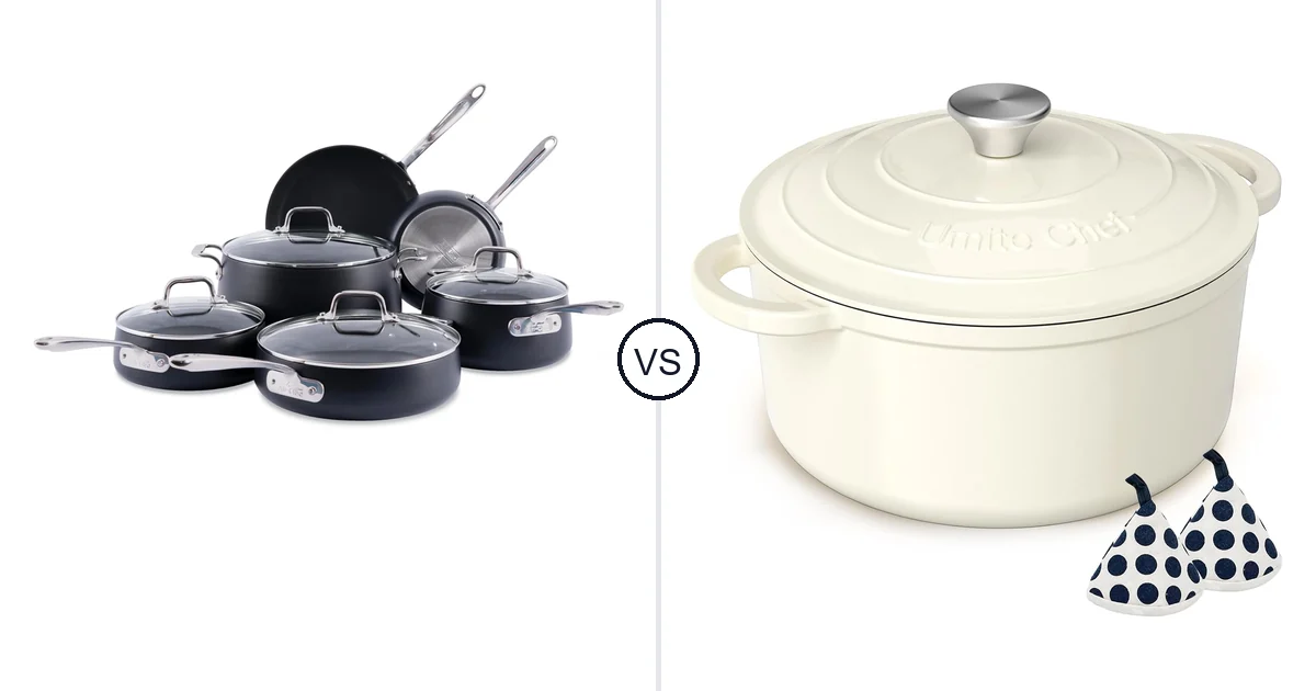 All-Clad 13 Piece Set vs Umite Chef Enameled Cast: Oven Comparison