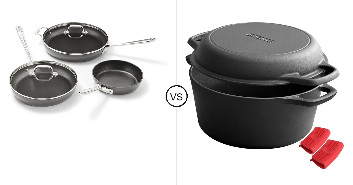 All-Clad 5 Piece Set vs EDGING CASTING 2-in-1: Best Oven for Your