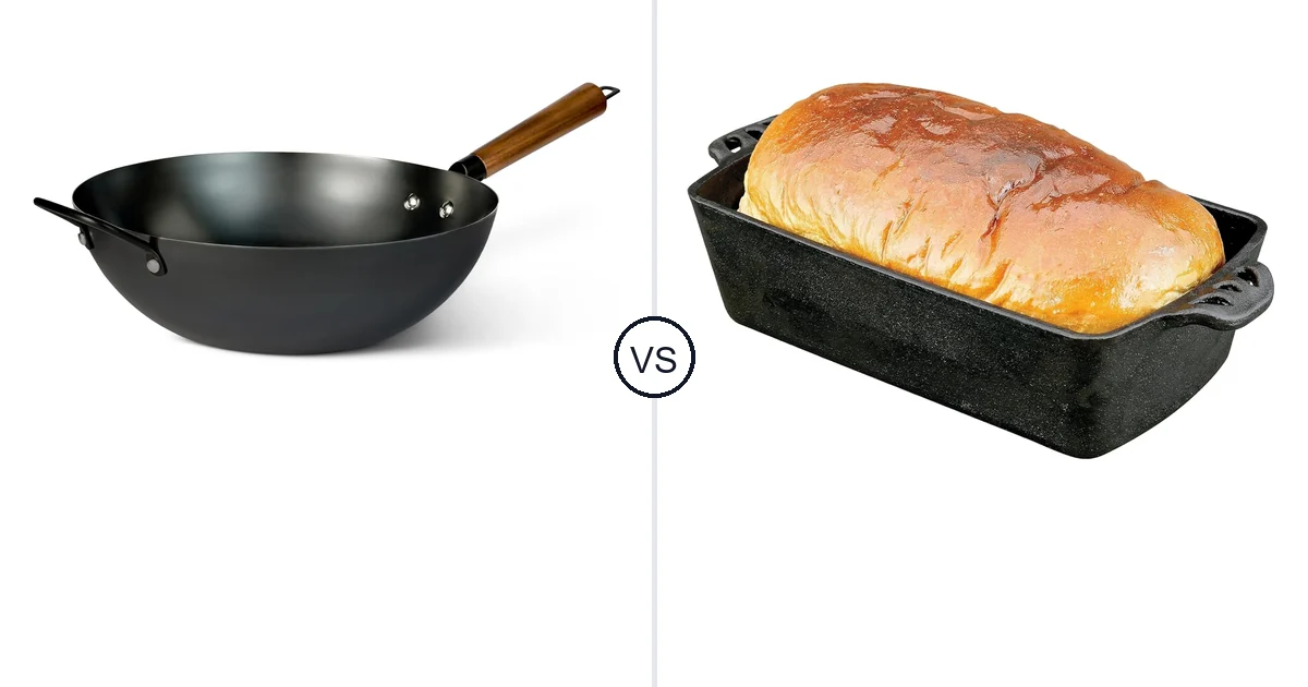 Amazon Basics Carbon Steel vs Camp Chef Cast Iron: Best Wok Bread Pan
