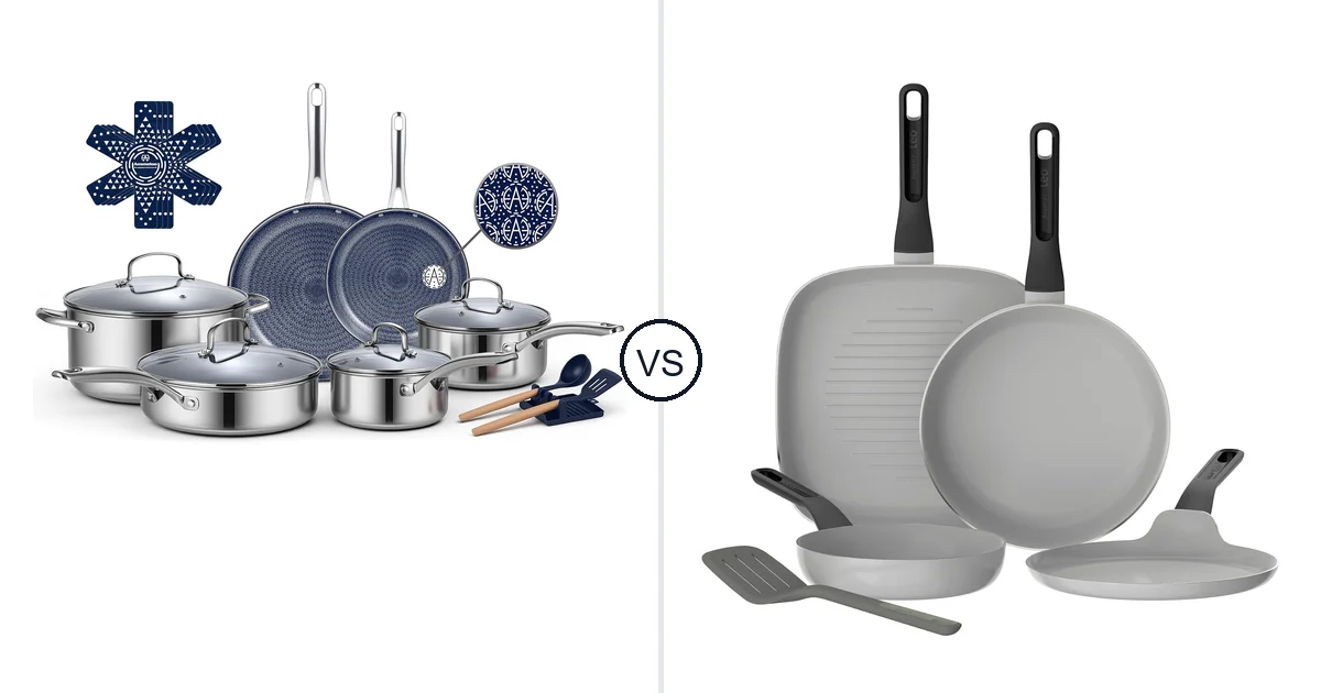 Ammeloo 17 Pcs Nonstick vs Berghoff 5Pc: Best Oven for Your Needs