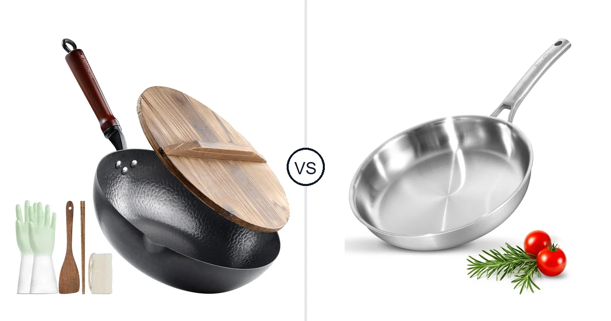BIELMEIER Wok Pan 12.5 vs Bzayeat Chef’s Frying Pan 12: Oven Safe