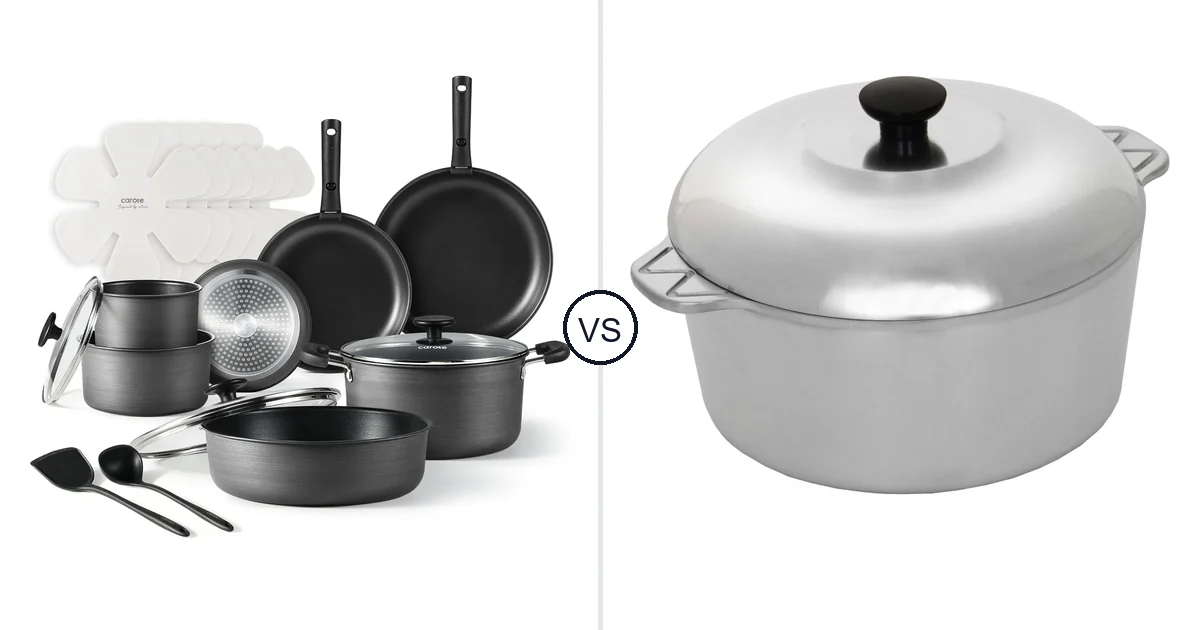 CAROTE 20 Piece vs Cajun Classic 5 Quart: Oven Comparison