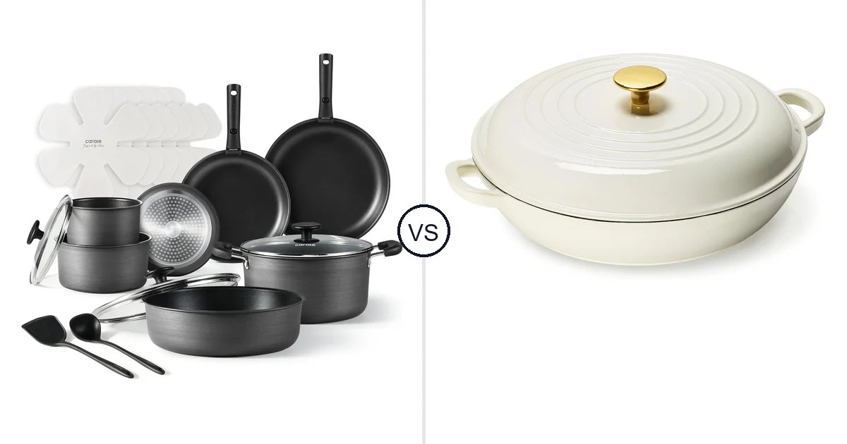 CAROTE 20 Piece vs CAROTE 3.4 QT: Best Oven for Your Needs