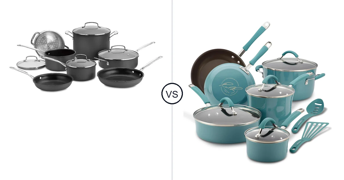 Cuisinart 11-Piece vs Rachael Ray 12 Piece: Cookware Set Comparison