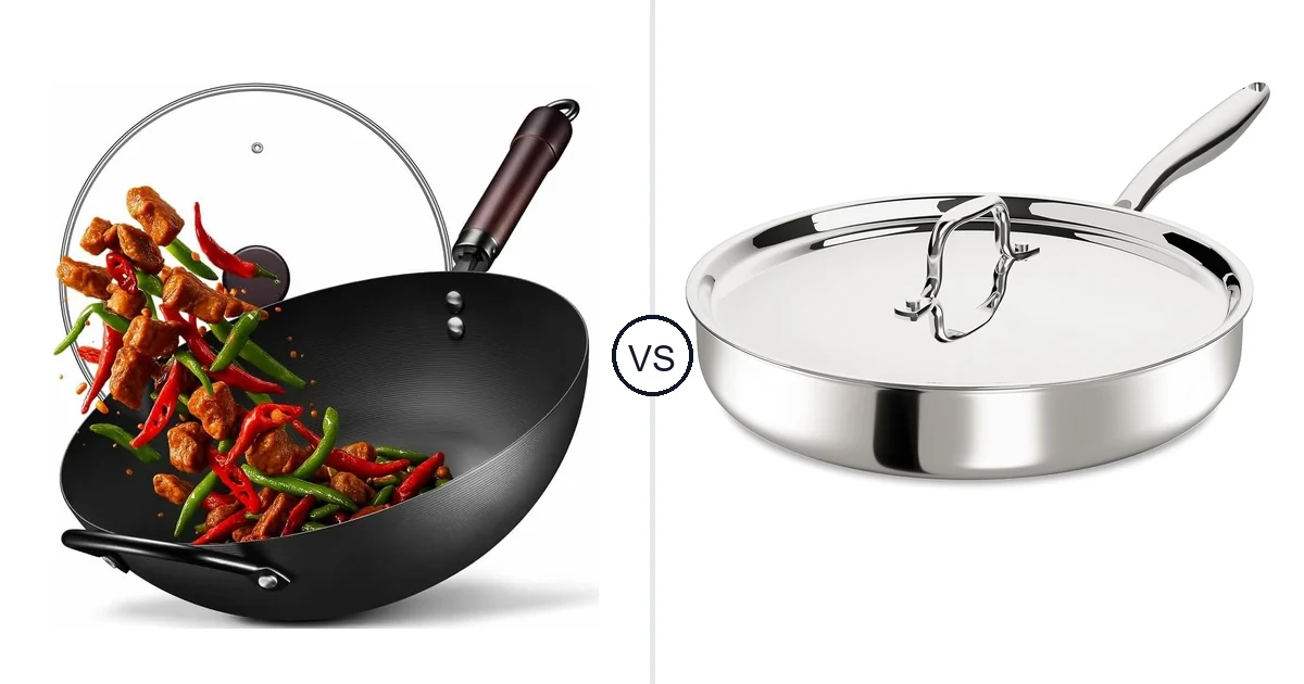 FGJ Wok vs Umite Chef 12 Inch Tri-Ply: Oven Comparison