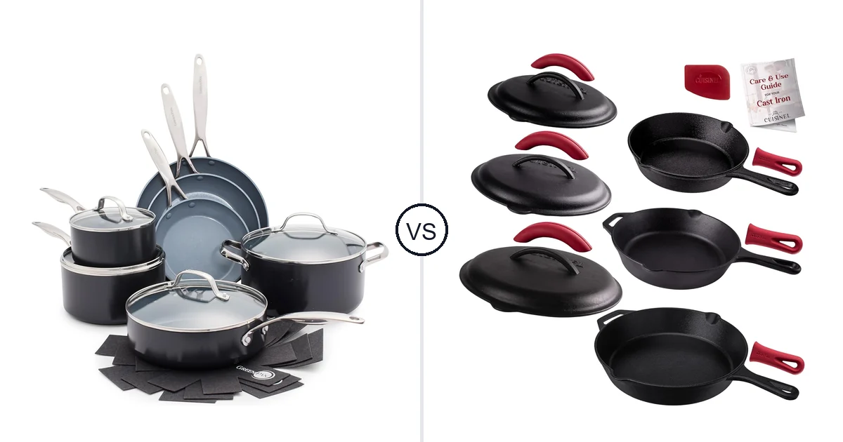 GreenPan Set vs Cuisinel Skillets: Oven Cookware Comparison