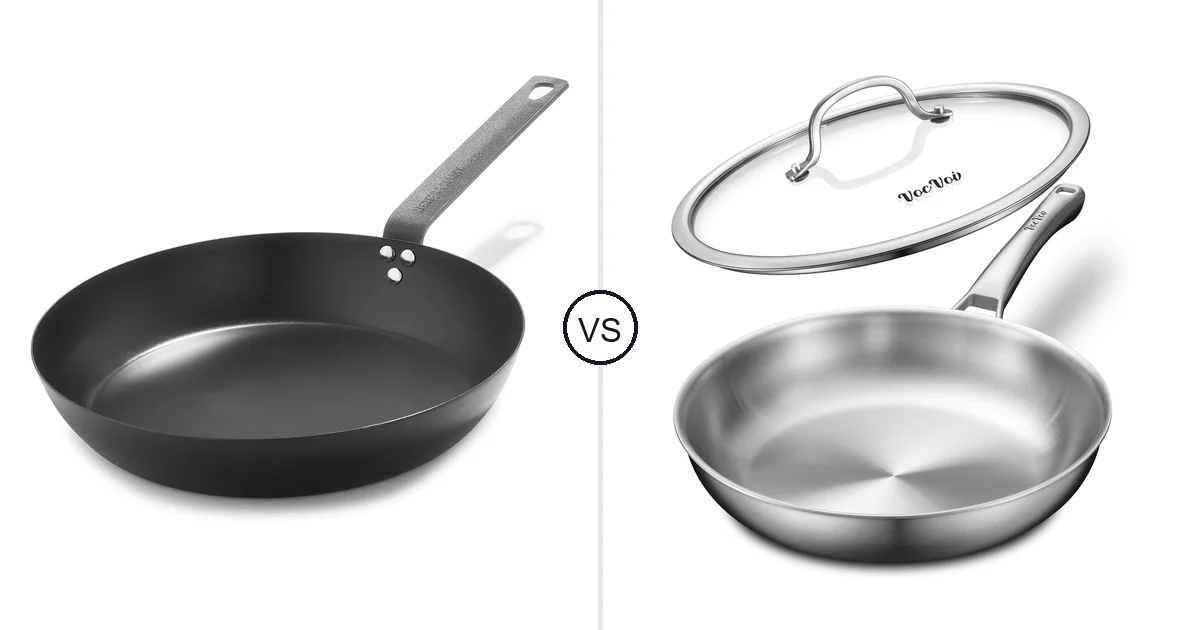 Merten & Storck Pre-Seasoned vs VocVoi Stainless Steel Pan: Oven