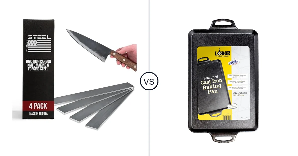 Patriot Steel Patriot vs Lodge Cast Iron Baking Pan: Key Differences