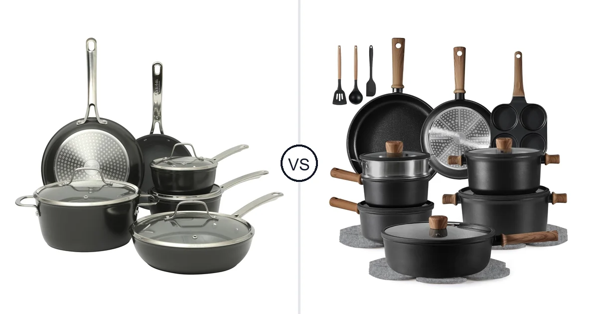 Sur La Table 10-Piece vs CAROTE 24 PCS: Cookware Set Comparison