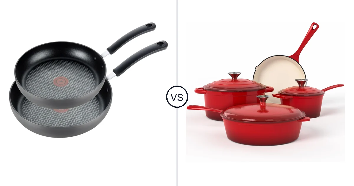 T-Fal 2-Piece vs Kitchen Academy 7 Pcs – Red: Best Oven for Your Needs