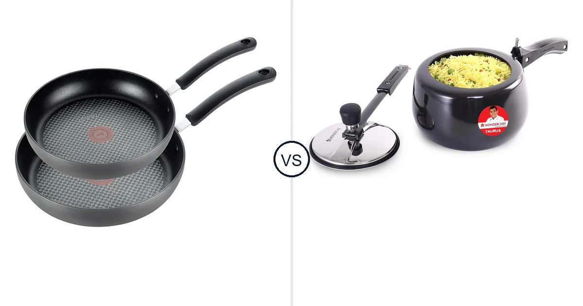 T-Fal Ultimate Hard Anodized vs Wonderchef Taurus Hard: Pressure