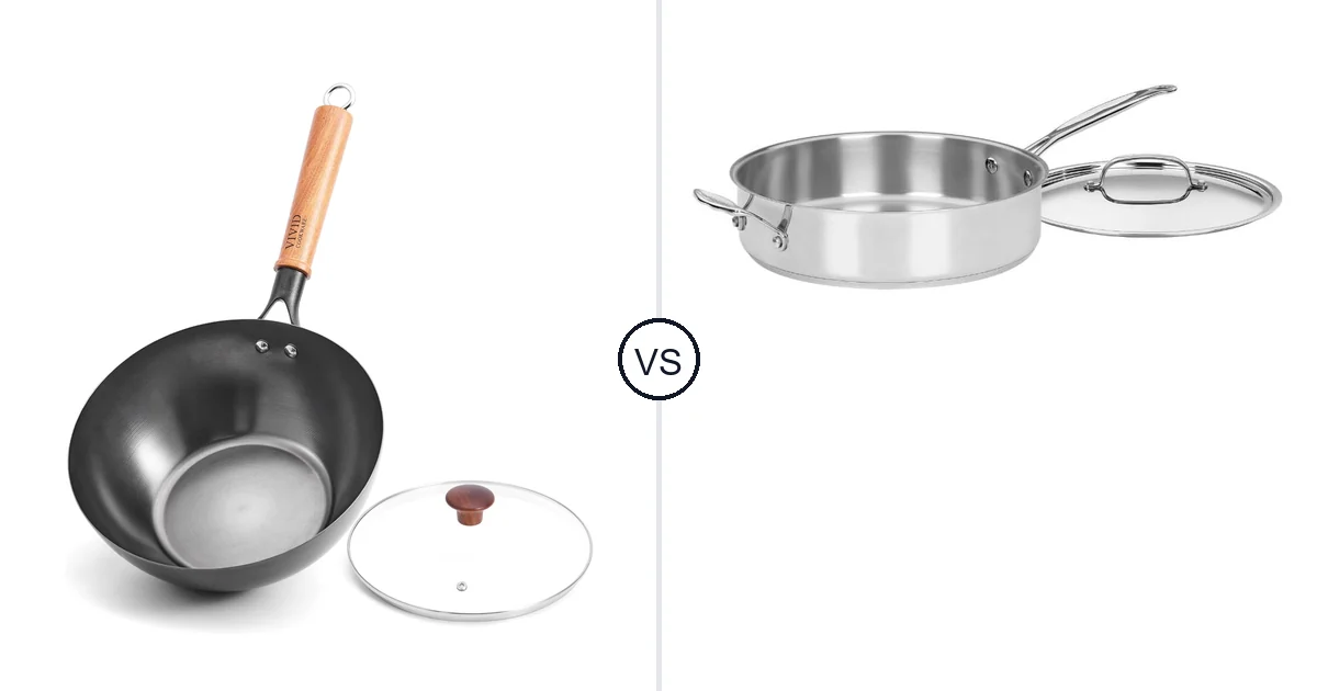 VIVIDCOOKWARE Carbon Steel vs Cuisinart 5.5 Quart Sauté: Oven