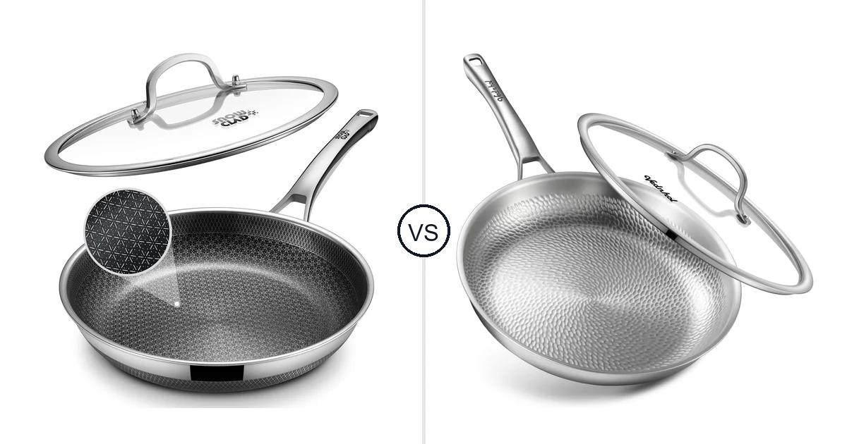 Yonida Non Stick Frying Pans vs VEDNHOL Titanium Pan: Oven