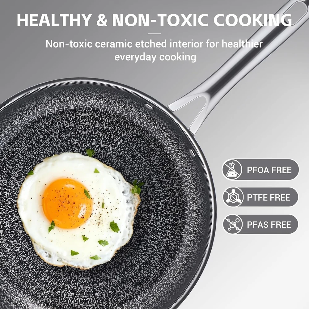 Ammeloo Hybrid Tri-Ply Stainless Steel Frying Pan