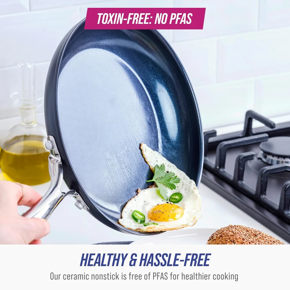 Blue Diamond Cookware Hard Anodized Ceramic Nonstick