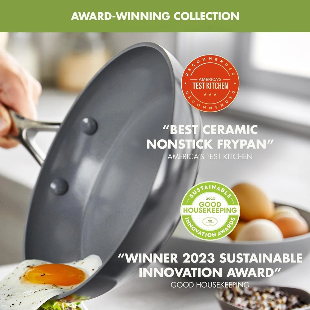 GreenPan Valencia Pro Ceramic Nonstick 12” Frying