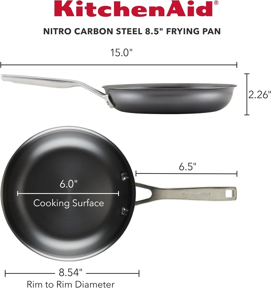 KitchenAid NITRO Carbon Steel Frying Pan/Skillet