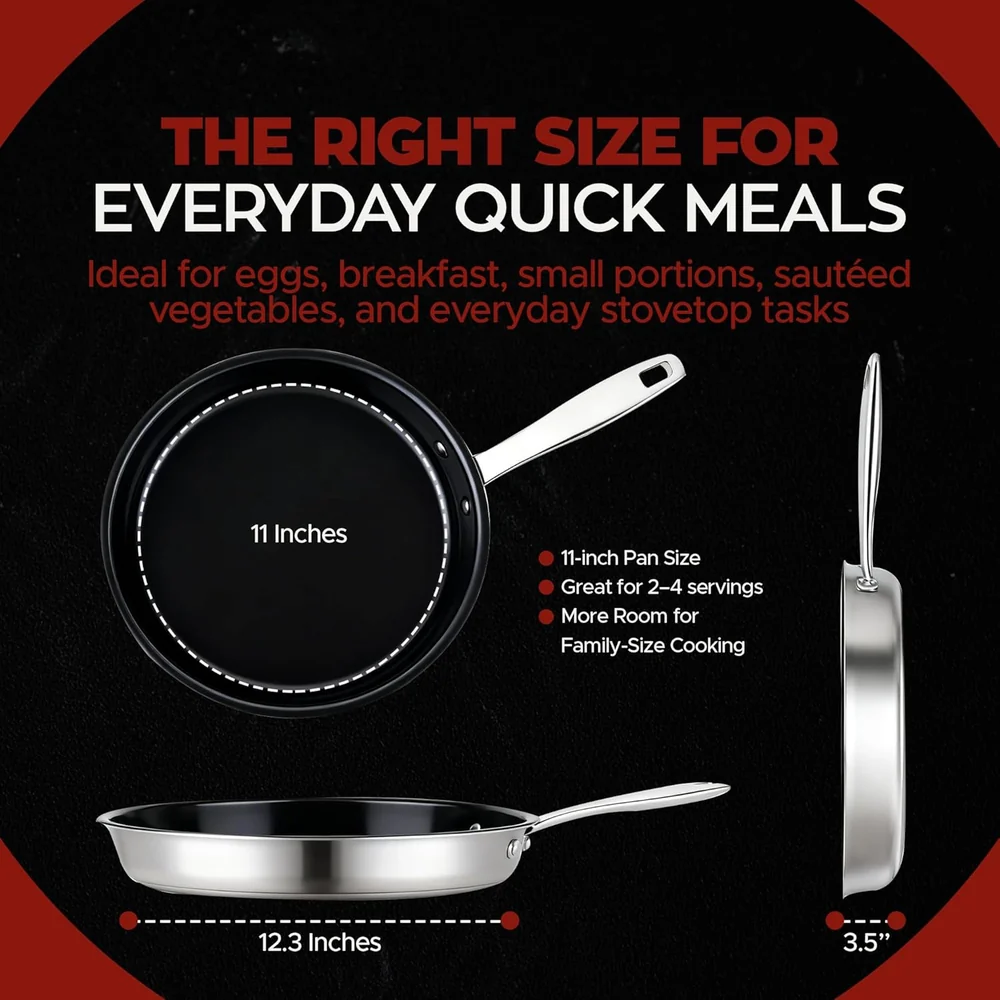 Alva Maestro 11 Inch Ceramic Nonstick Frying