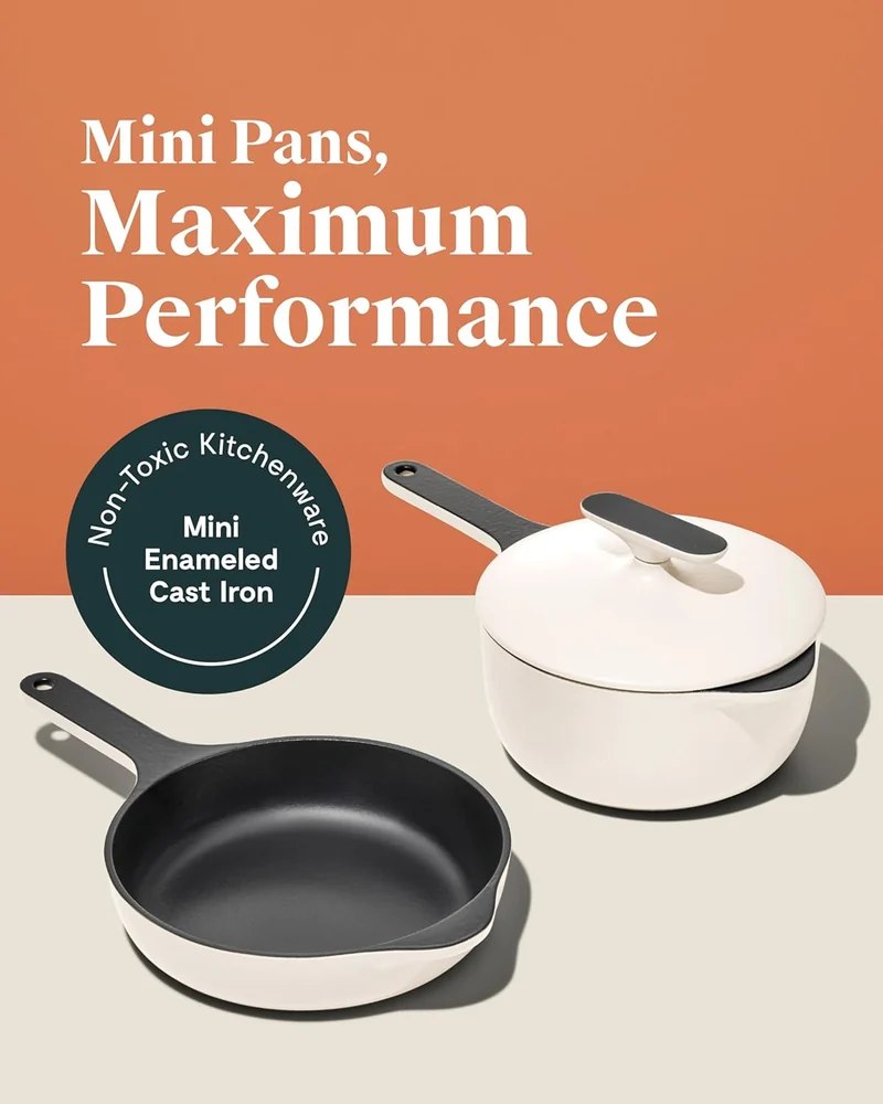 Caraway Cast Iron Skillet - 8” Enameled