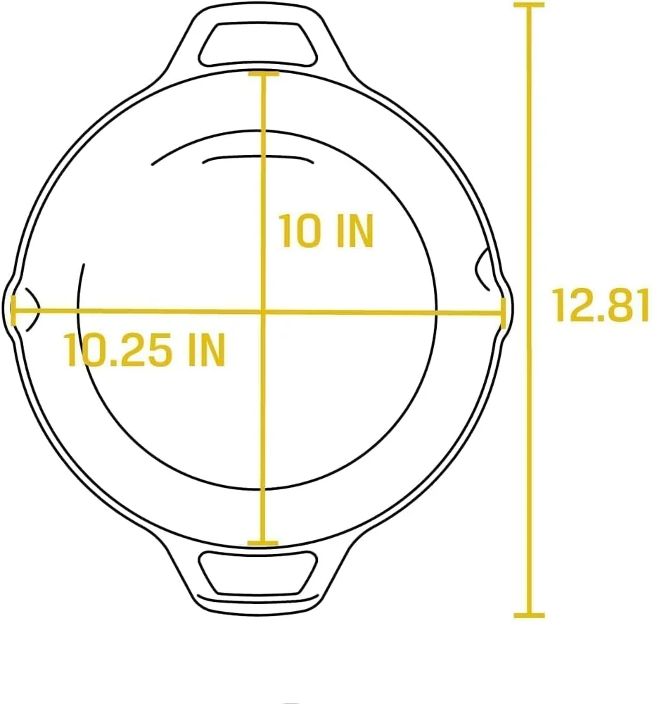 Lodge 10.25 Inch Pre-Seasoned Cast Iron Skillet