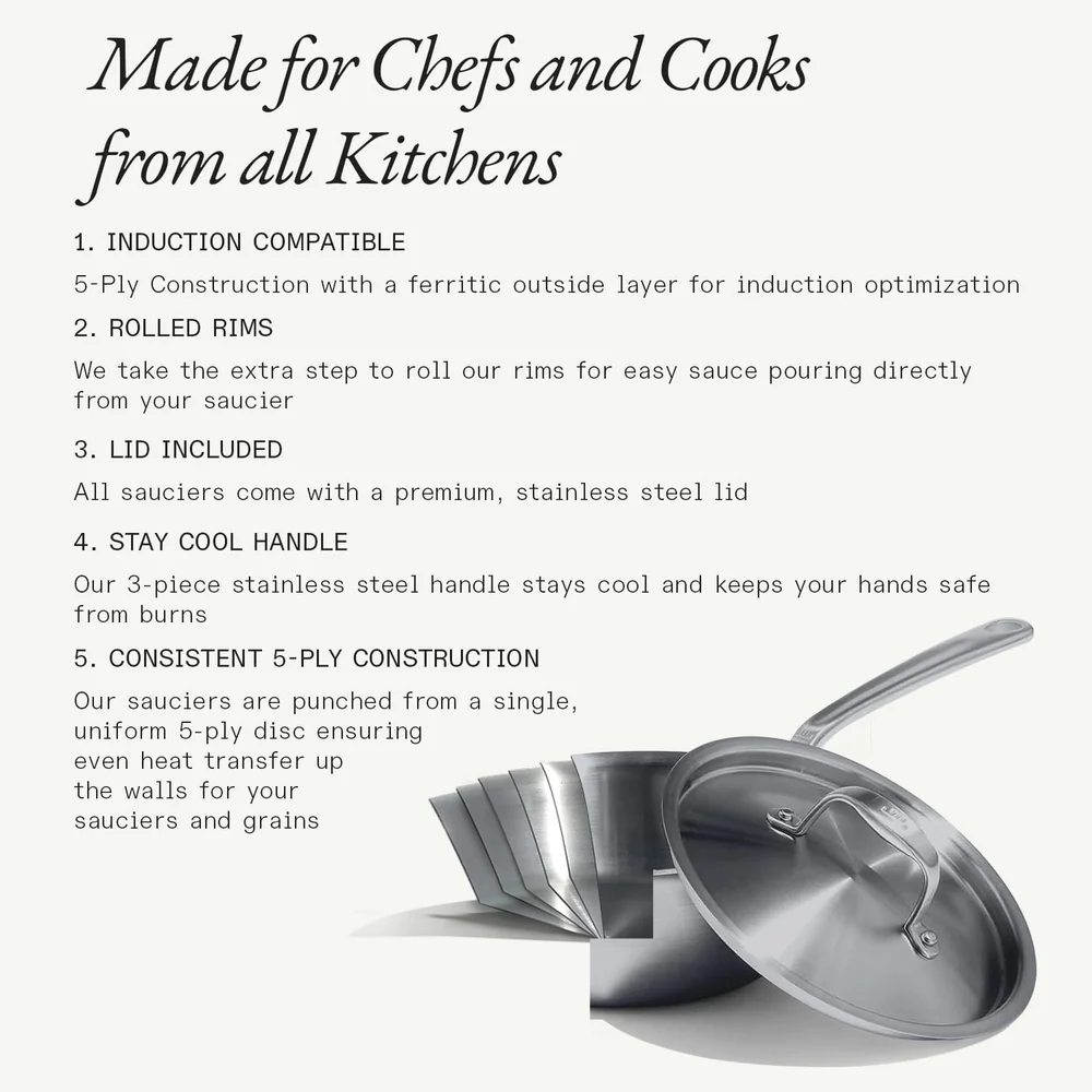 Made In Cookware | 3 Quart Stainless Steel