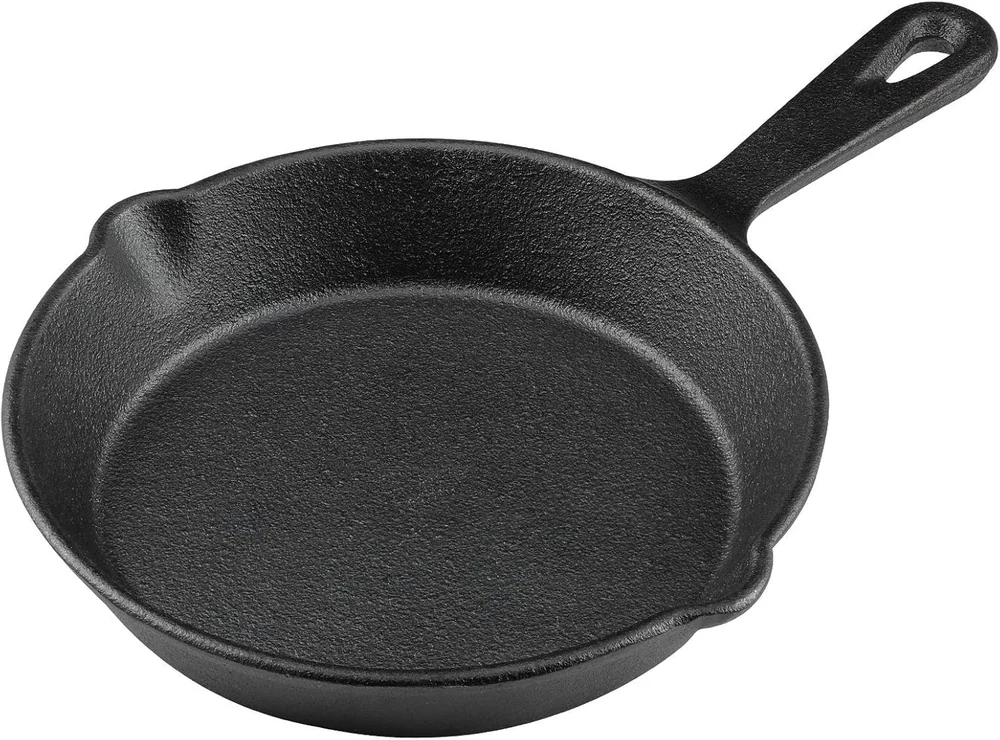 MOZUVE 6 Inch Cast Iron Skillet