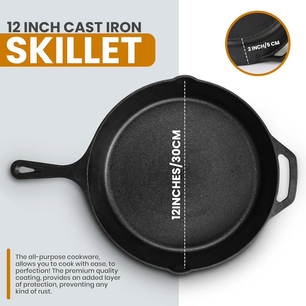 Utopia Kitchen Premium Saute Frying Pan 12 Inch