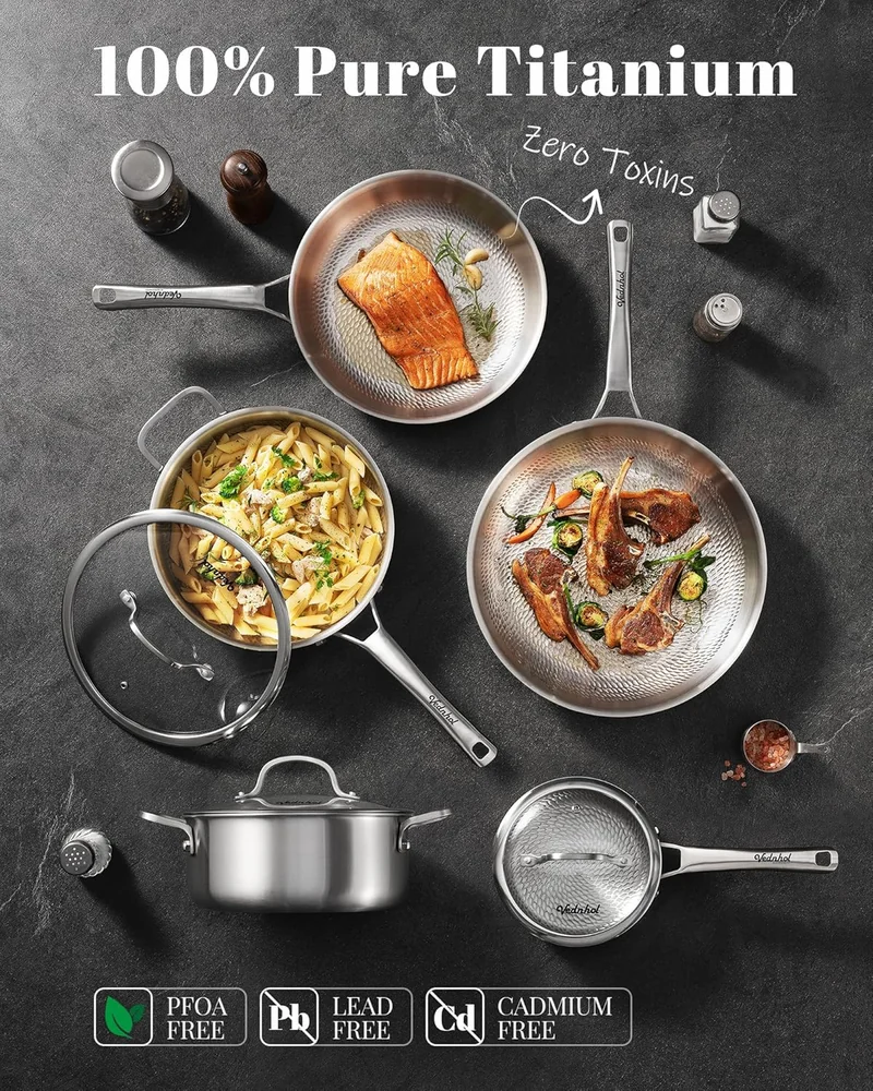 VEDNHOL Titanium Pans set