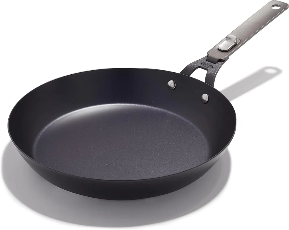 Merten & Storck Pre-Seasoned Carbon Steel 12” Frying Pan
