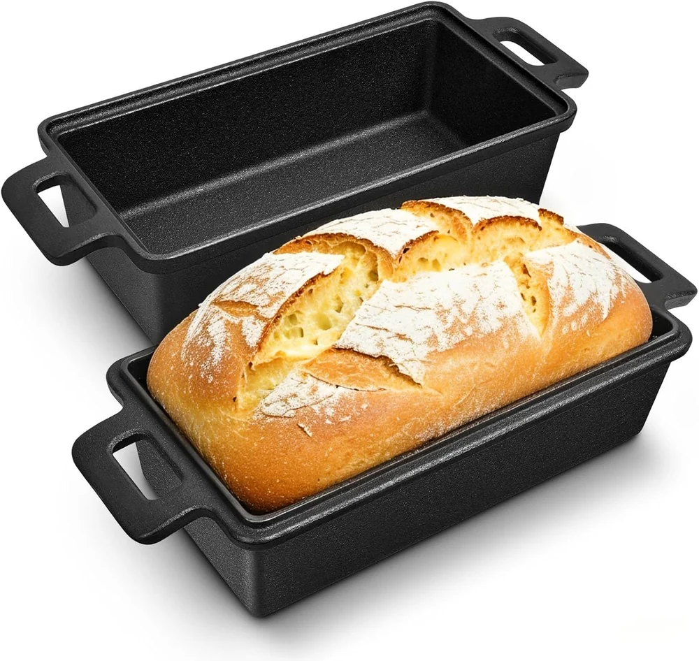 Northriver Casting 9×5 Inch Cast Iron Loaf Pan