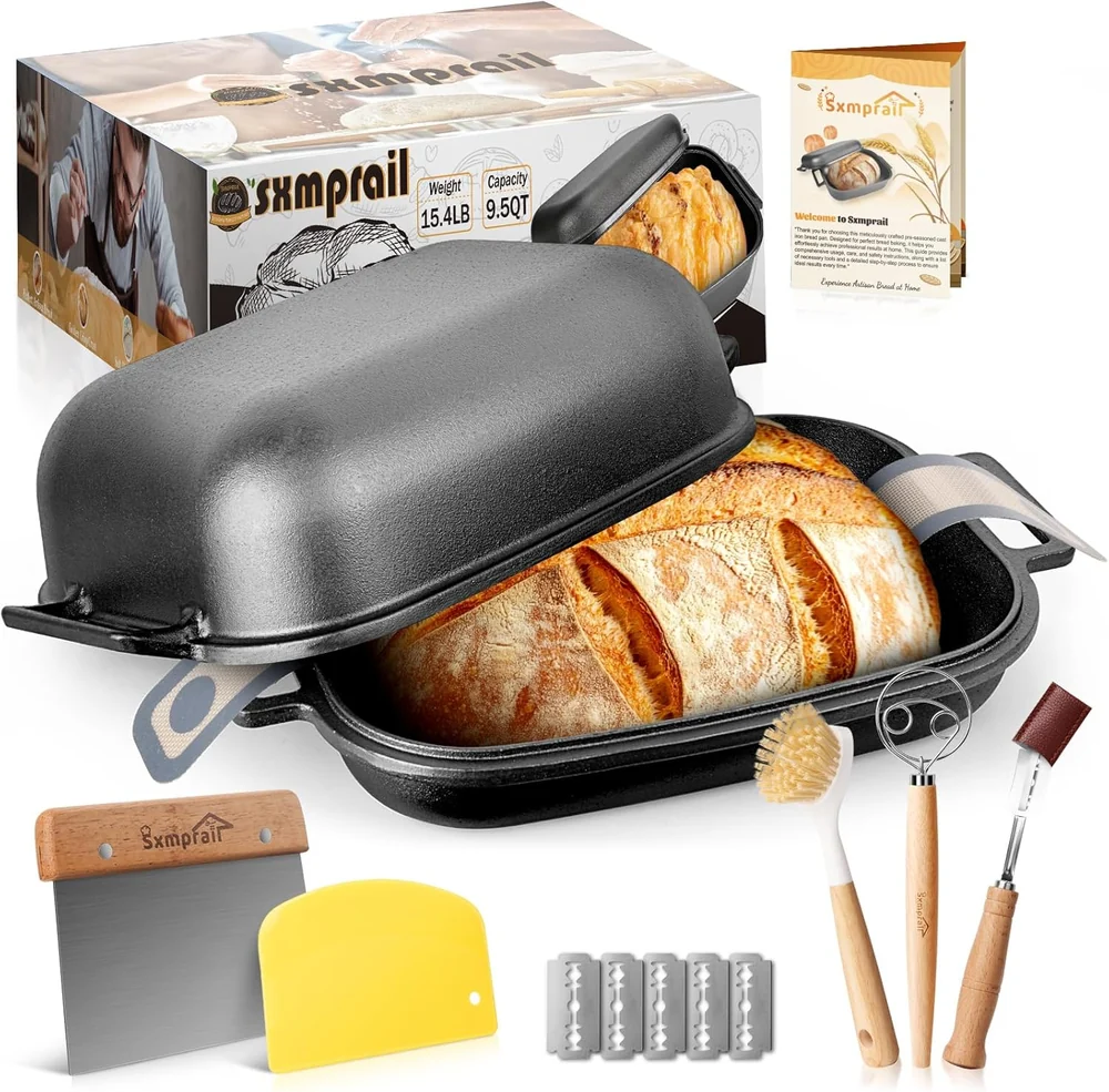 Camp Chef Home Seasoned Cast Iron Bread Pan