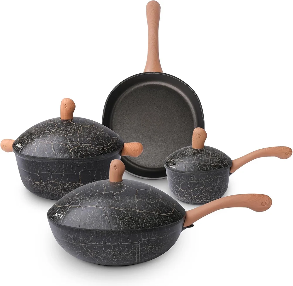 Cuisinel Cast Iron Skillets Set - 3-Piece: