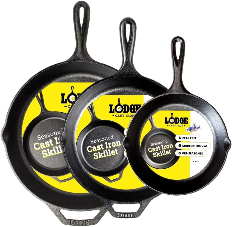 Lodge Cast Iron Set - Pre-Seasoned Kitchen