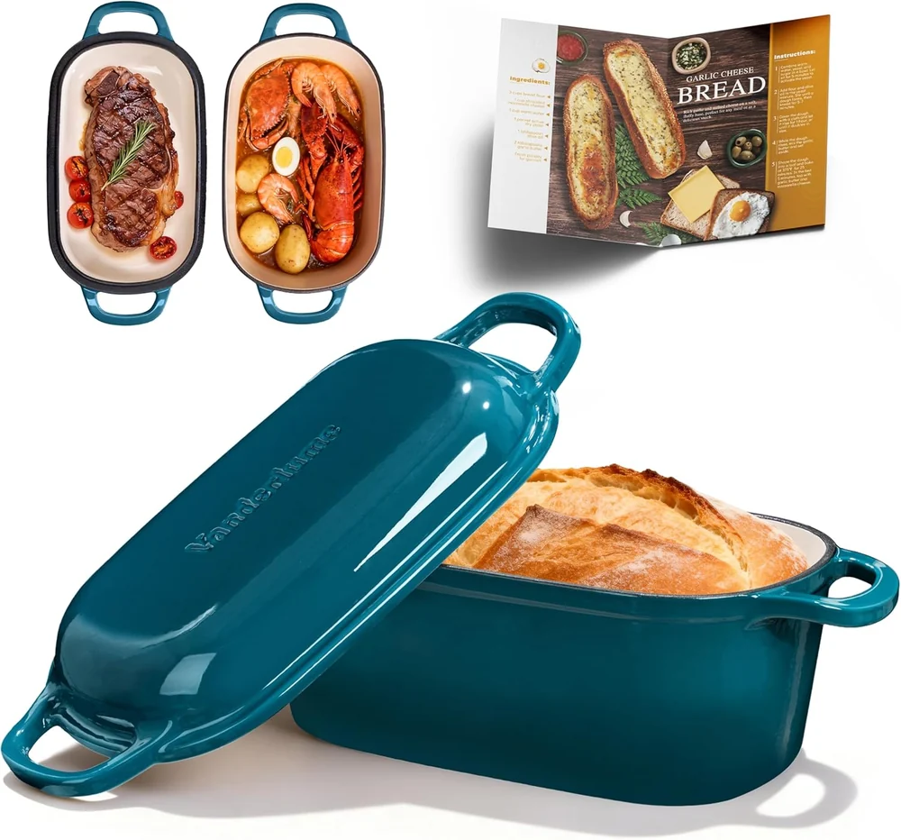 Umite Chef Enameled Cast Iron Dutch Oven -