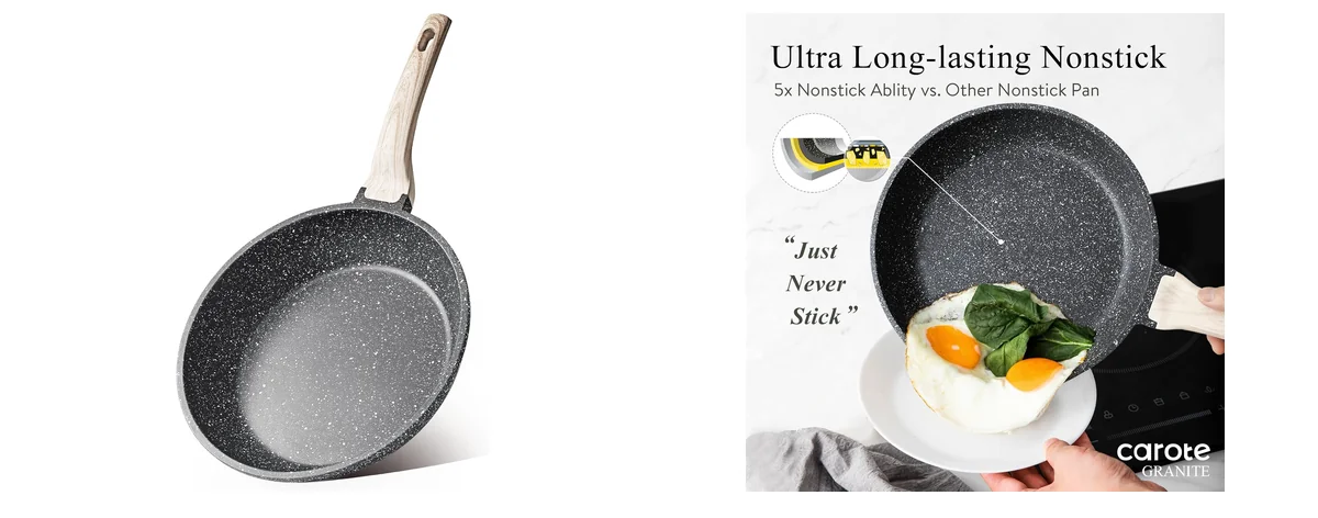 CAROTE Nonstick Frying Pan Skillet images