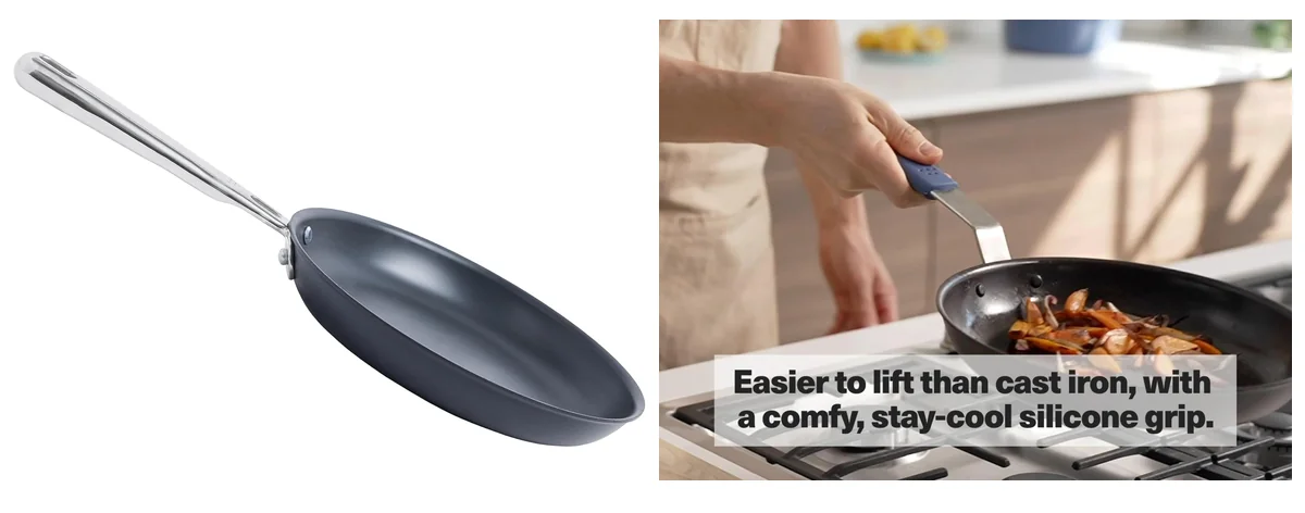 Misen 8 Inch Pre-Seasoned Carbon Steel Fry images