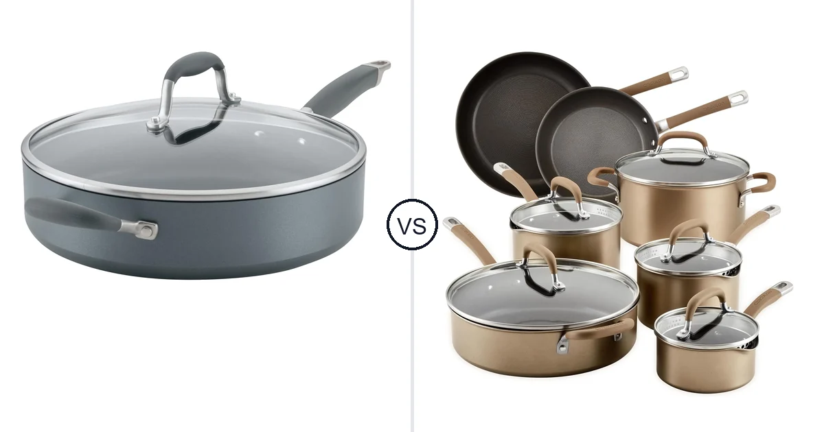 Anolon Advanced Home Hard vs Circulon 12-Piece: Key Differences