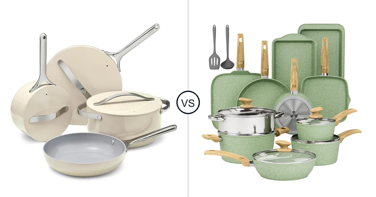Caraway 12pc vs DishDelight 17 PCS Cookware: Oven Comparison