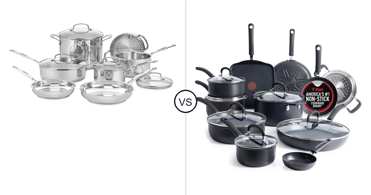 Cuisinart 11-Piece vs T-Fal 17-Piece: Dishwasher Comparison (Key