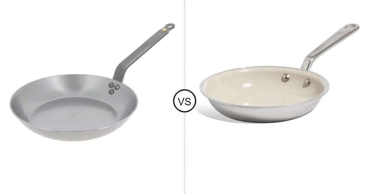 De Buyer MINERAL B Carbon vs Made in Cookware – 8: Fry Pan