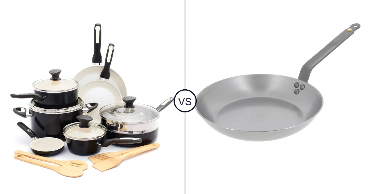 GreenPan Rio 16 Piece vs De Buyer MINERAL B: Dishwasher Comparison