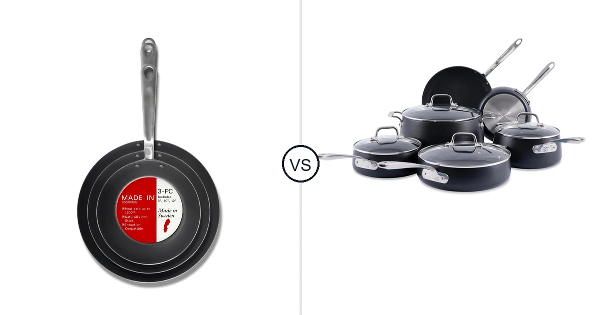 Made in Cookware | 3 Piece vs All-Clad 13 Piece Set: Best Oven