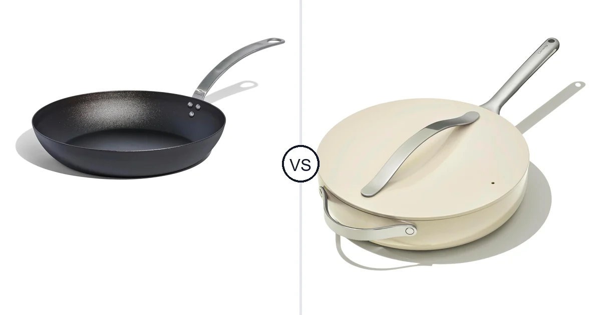 Made in Seasoned vs Caraway Nonstick: Oven Cookware Comparison
