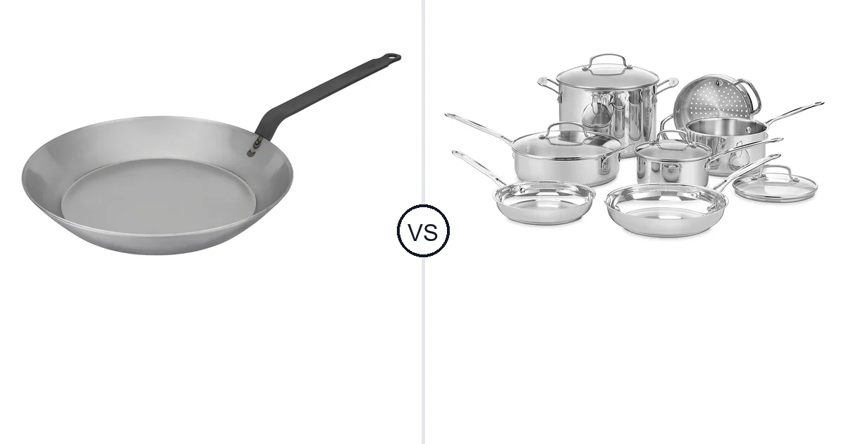 Matfer Bourgeat Black Carbon vs Cuisinart 11-Piece: Dishwasher