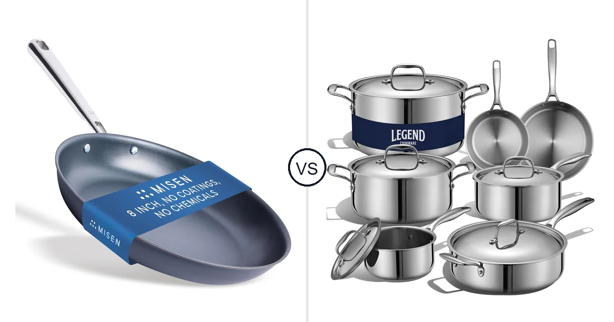 Misen Carbon Nonstick™ vs LEGEND COOKWARE 5-Ply: Best Oven for Your
