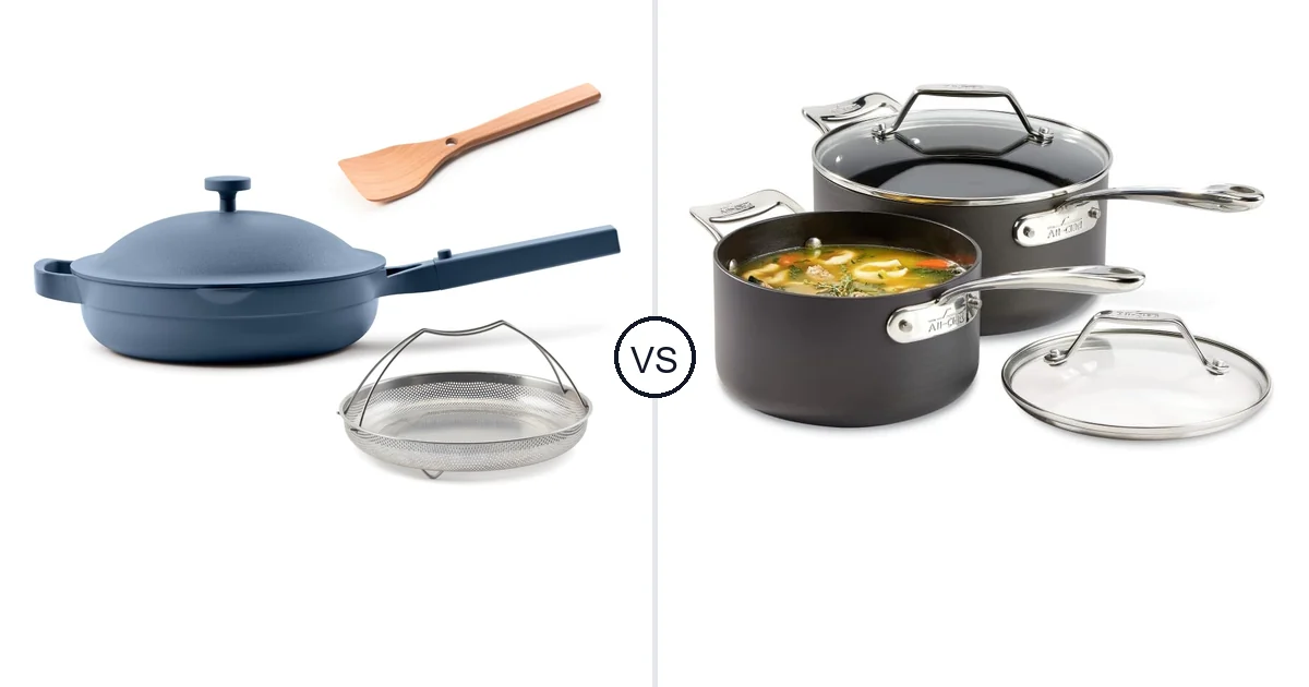 Our Place Always Pan vs All-Clad 4 Piece Set: Oven Cookware Comparison