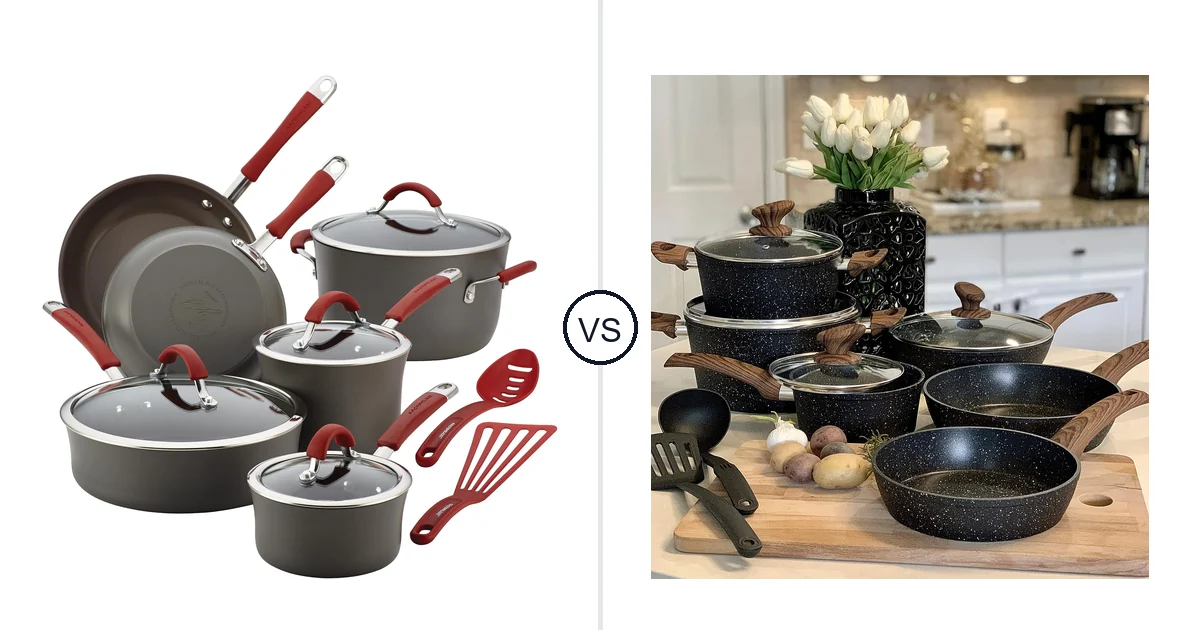 Rachael Ray 12 Piece Hard vs Kitchen Academy 12 PCS: Best Cookware Set
