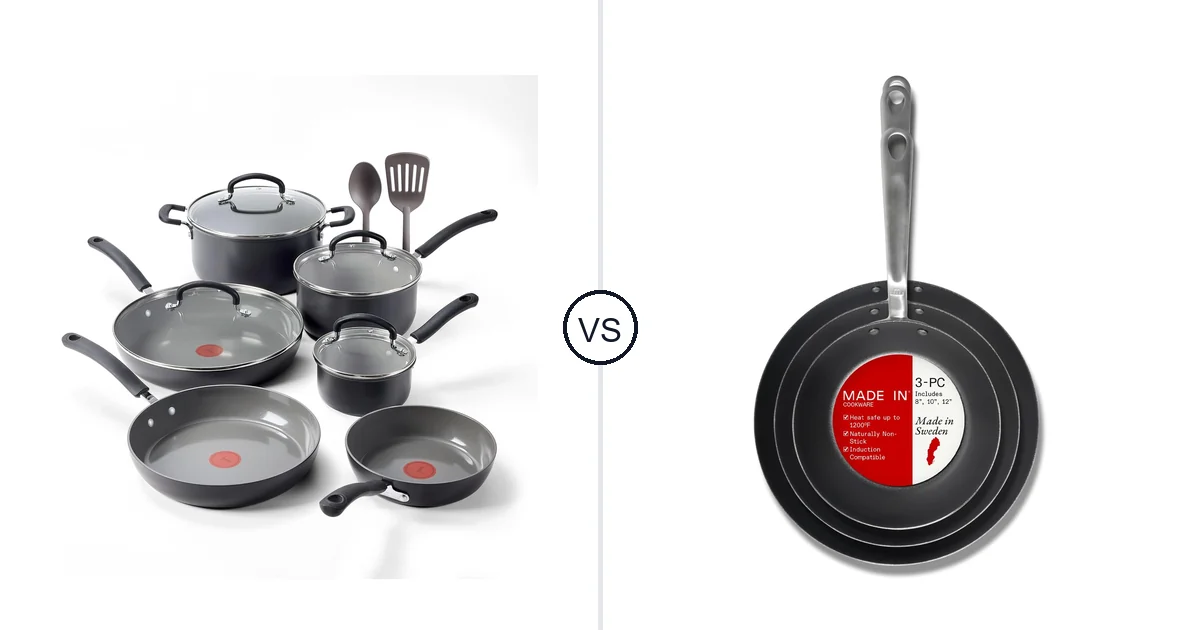 T-Fal 12-Piece vs Made in Cookware | 3 Piece: Best Oven Comparison