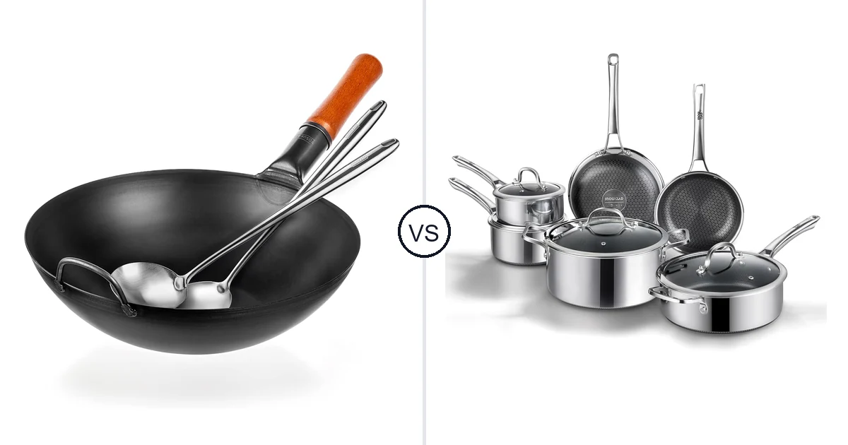 YOSUKATA Carbon Steel Wok vs Yonida Non Stick Pans: Best Oven?