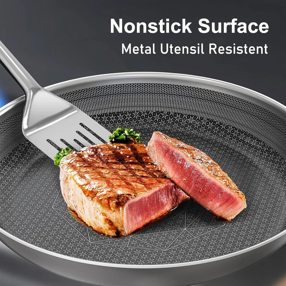 COOKER KING Non Stick Pots and Pans Set